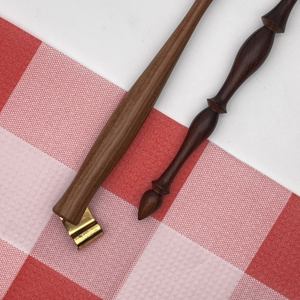 Set di Penne a Immersione in Legno Eco-Friendly con Calligrafia Gotica <span class=keywords><strong>Araba</strong></span>, Penna Qalam con Piuma e Flangia Dorata, Punta in Acciaio Inossidabile per <span class=keywords><strong>Scrittura</strong></span> - Product Image 5