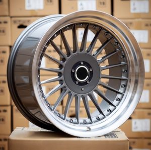 Nuevas llantas de aleación de aluminio cóncavas Juwa Chrome 4x108/5x100/120 PCD de 17-19 pulgadas con tecnología Flow Forming de 100 mm para <span class=keywords><strong>Alpina</strong></span> E60/E39/E38/E34 - Product Image 3