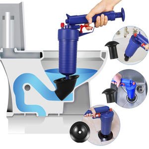 Déboucheur de toilette à haute pression Déboucheur de vidange d'air Outil de plomberie Plongeurs de tuyau pour piston de toilette de salle de bain - Product Image 1