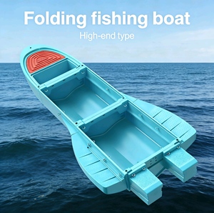 Bote Plegable de Alta Seguridad, Estructura Estable, Anti-Vuelco, Duradero, Portátil, para Pesca en Ríos, Lagos y Mares - Product Image 5