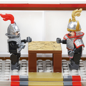 Bloques de Construcción de la Escena de la Expedición Real Antigua del Rey Coreano Héroe Gwangaeoto: Juguete Histórico de Ensamblaje de la Guerra - Product Image 4