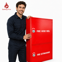 Armoire extérieure en métal pour extincteur et dévidoir, boîte de rangement pour équipement de lutte contre l'incendie