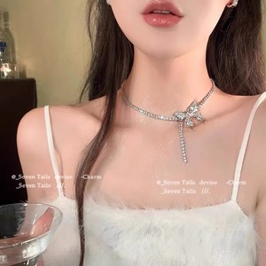 Butterfly Necklace For Women Alloy Clavicle Chain Party Fashion Jewelry - Product Image 2