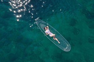 <strong>Clear</strong> Glass <strong>Kayak</strong> Transparent Boat Ocean <strong>Clear</strong> <strong>Bottom</strong> <strong>Double</strong> <strong>Clear</strong> Fishing Canoe 2 Person <strong>Kayak</strong> - Product Image 4