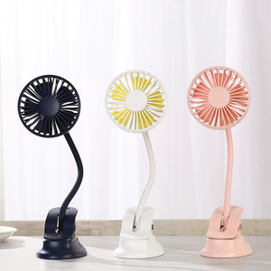 2023 Cute Slient Mini Stroller <strong>Fan</strong> <strong>Usb</strong> Rechargeable <strong>Fan</strong> Mini Handheld Portable Small Flexible <strong>Desk</strong> Clip <strong>Fan</strong> for Office - Product Image 5