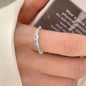 Bijoux en argent sterling 925 Bague en émail bleu menthe de la série Ice <span class=keywords><strong>Lake</strong></span> Texture givrée Conception de colle à goutte pour les fêtes de mariage - Product Image 2