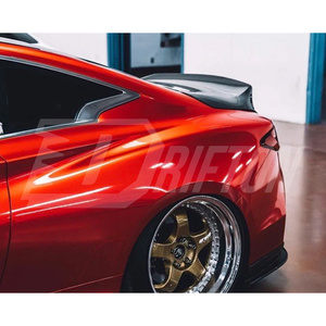Envío Rápido FedEx |   Tapa de Maletero Trasero de Fibra de Carbono Estilo HighKick para Infiniti Q60, Tejido Twill 3K, Acabado Brillante con Protección UV - Product Image 5