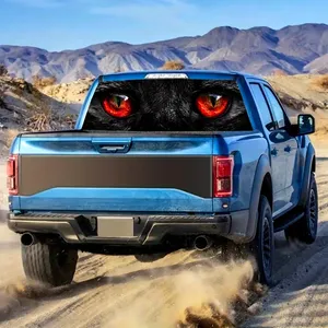 Thời Tiết Sói bọc thời tiết chuyên nghiệp lớp Sói mặt với đôi mắt Xe tải cổng sau bọc cửa sổ phía sau dán cho xe ô tô - Product Image 3