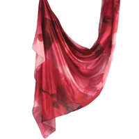 Écharpes Hijab Mousseline Soie Tie Dye Imprimées Premium Ombrées Motif Marbre Aquarelle Musulmanes, En Stock 2025