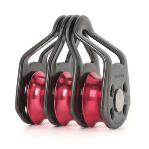 รอกสามล้อซินด้า ขนาด 5.9x7 ซม. อลูมิเนียม พร้อมตะขอสำหรับปีนเขาและอุปกรณ์ยกของหนัก - Product Image 5