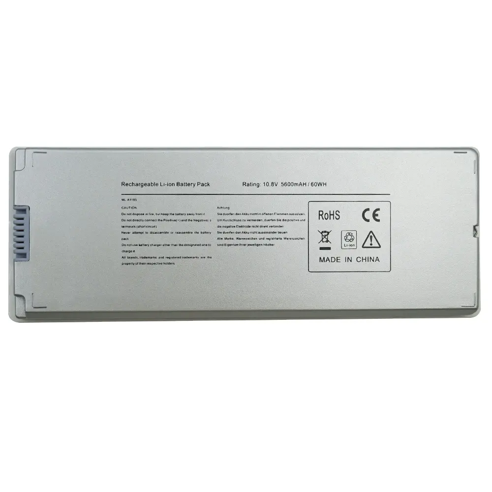 Fabrik Großhandel Laptop Lithium-Ionen-Batterie A1185 für Macbook 13" A1181 (Jahr 2006 ~ 2009)