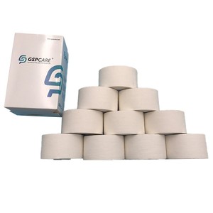 Nastro sportivo 3.8cm * 13.7m bianco con Logo personalizzato in cotone traspirante nastro sportivo elastico per la pelle bende sportive - Product Image 3
