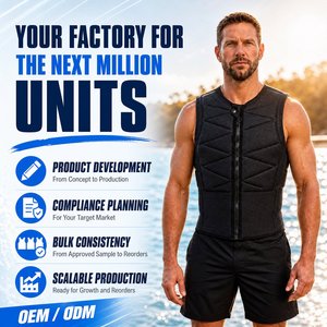 <span class=keywords><strong>Gilet</strong></span> de protection en néoprène personnalisé pour hommes, pour le kitesurf, <span class=keywords><strong>gilet</strong></span> de sauvetage en néoprène, <span class=keywords><strong>gilet</strong></span> de surf PWC pour jet-boat, ski nautique, voile - Product Image 1