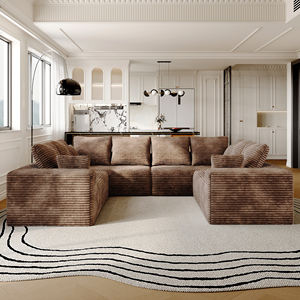 Atunus โซฟาเบดอัดสุญญากาศสำหรับเด็ก, เตียงโซฟาแบบแยกส่วนสีน้ำตาลอ่อนเล่นได้เป็นมิตร - Product Image 5