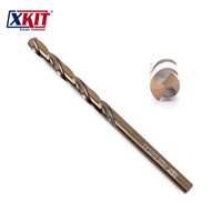 Forets hélicoïdaux XKIT 4,7 mm HSSE M35 Cobalt 5% M35 pour perçage de l'acier inoxydable/métal