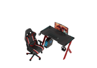 Table de jeu Esports, avec éclairage LED, pour ordinateur portable, bureau de jeu, meilleure vente