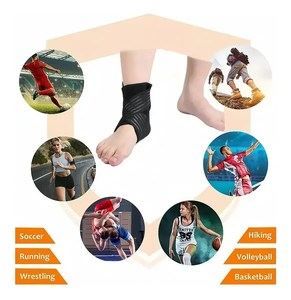 Attelle de <span class=keywords><strong>cheville</strong></span> à compression bilatérale amovible pour la prévention des blessures sportives, la récupération des entorses et la stabilisation articulaire - Product Image 2