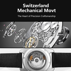 <span class=keywords><strong>Montre</strong></span> mécanique de luxe pour homme, mouvement automatique <span class=keywords><strong>ETA</strong></span>, chronographe, réserve de marche, étanche 10 bars, cadran à aiguilles, boîtier en titane - Product Image 4