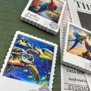 לוגו מותאם אישית שרף הדפסת תלת מימד מגנט למקרר חותמת מגנט למקרר - Product Image 4