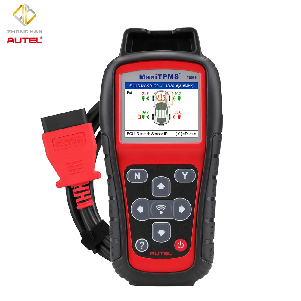 Autel Ban Tekanan Monitor Maxi TPMS TS508 Layanan Diagnostik Alat TPMS Mempelajari Kembali Alat untuk Semua 315/433M Hz Ban sensor Pengganti