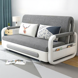 Modern Kumaş Çok Fonksiyonlu Çekyat-Yumuşak Teleskopik Katlanabilir Tek/Çift Kişilik Yatak Oturma Odası Balkon Küçük Daireler İçin - Product Image 4