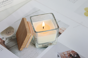 <strong>Small</strong> Jar <strong>Candles</strong> with Wooden Lid Natural Soy Wax with 10% Fragrance Oil Customized Gift Box Packing Clean Burning - Product Image 4