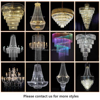 Vente flash : accessoires lumineux pour mariage, lustre en cristal, lumières décoratives de luxe pour événements et scènes