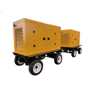 เครื่องกำเนิดไฟฟ้าแบบเงียบ พกพาได้ 3 เฟส 20 kva 25kva 30kva 50kva 100kva แบบเคลื่อนที่สี่ล้อ 20-50kva แบบพกพา - Product Image 5