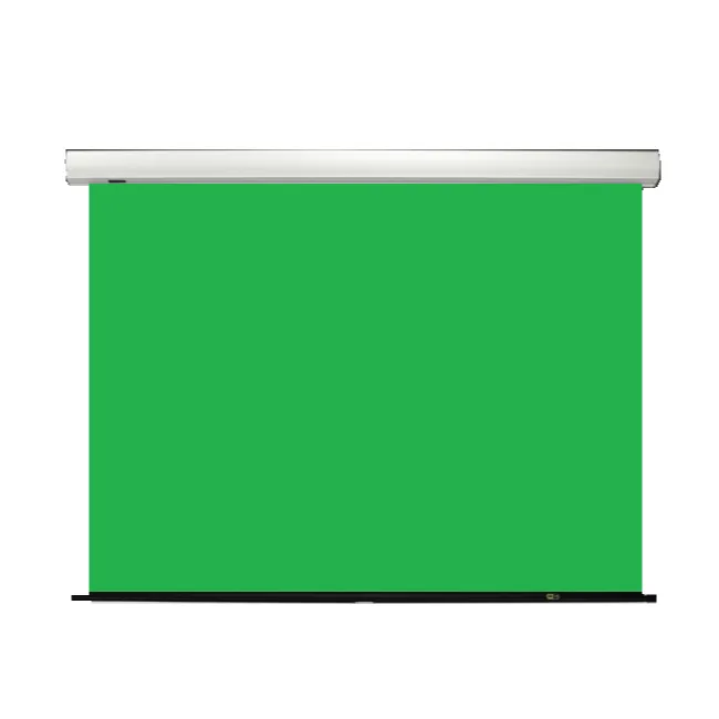 Tela verde e novo manual puxar para baixo 100 polegadas 4:3 materiais para fotografia transmissão ao vivo