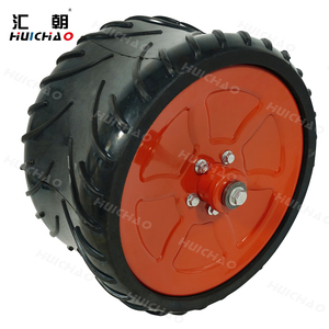 Roues de ferme en caoutchouc évidées HUICHAO 14*8 pouces avec roulement 6004 pour cultivateurs, semoirs et planteuses - Product Image 2