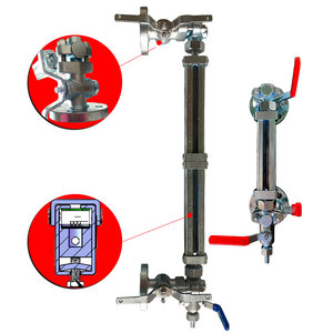 Diesse kiểm soát chất lỏng trong suốt mực nước Sight Glass Đồng hồ đo mức độ phản xạ dụng cụ đo lường - Product Image 3