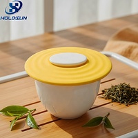 Couvre-tasses en silicone décoratifs, écologiques, résistants à la chaleur, de qualité alimentaire, réutilisables, de couleur personnalisée, pour la table