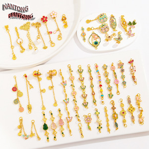NANTONG Traditional Chinese Style Gold Plated <b>Copper</b> Chain DIY Jewelry Accessory For <b>Bracelet</b> Making - Product Image 3