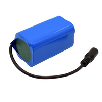 Batterie rechargeable au lithium-ion 7,4 V 18650, pack 2S2P 5200 mAh avec PCM pour interphone sans fil et sécurité