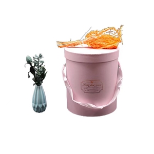 Cá nhân hoá tùy biến vòng hình trụ giấy kraft tái chế vật liệu ủng hộ đám cưới hộp xoắn dây Xử lý cứng nhắc hộp - Product Image 1