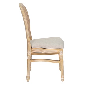 <span class=keywords><strong>Chaise</strong></span> <span class=keywords><strong>Louis</strong></span> en plastique de style français, de haute qualité, durable, avec dossier creux et coussin moelleux pour restaurant, hôtel, banquet - Product Image 3