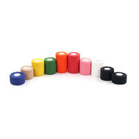 Vente en gros OEM – Bande adhésive élastique sans latex de 5 cm x 4,5 m pour doigts, soutien du poignet pour haltérophilie, bandage sportif athlétique
