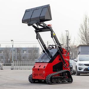 미니 스키드 스티어 로더 크롤러 디젤 가솔린 미니 스키드 스티어 로더 제조업체 유압 무료 배송 저렴한 가격 새 상품 - Product Image 6