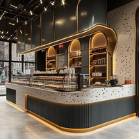 Konter Bar Komersial Stainless Steel Kelas Atas Mendukung Layanan Pengadaan Satu Atap untuk Desain Grafis yang Dapat Disesuaikan