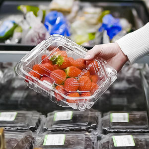 Recipientes de plástico con bisagras a prueba de manipulaciones de 36oz, excelente calidad para frutas y productos, reciclables para uso alimentario - Product Image 6