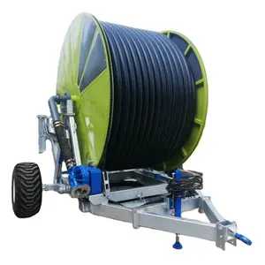 Large Automatic Farm Traveling Water Hose Reel Turbine Driving Irrigation Machine in Farm Irrigation Systems