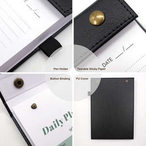 פנקס יומי מותאם אישית לתכנון, רשימת מטלות, 100 דפים ניתנים לתלישה, פנקס פורמטיביות עם קו קריעה וכפתור - Product Image 4