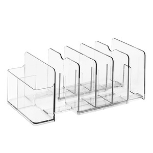 Support de livre transparent extensible de 377mm, organisateur de bureau à 5 compartiments pour étudiants, support de rangement de bureau - Product Image 3