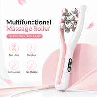 Rouleau de massage électrique 3D pour le visage et le cou, appareil de lifting micro-courant pour le visage et le cou