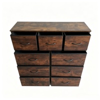 Commode de rangement moderne pour chambre et salon avec tiroirs en tissu pliables, cadre en acier, organisateur de vêtements haut écologique