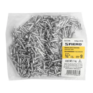 5 unità Per scatola 1 kg sacchetto di 3/4 'cemento zincato chiodi in metallo materiali da costruzione - Product Image 3