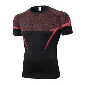 T-shirt <span class=keywords><strong>de</strong></span> compression pour <span class=keywords><strong>homme</strong></span>, coupe ajustée, sans coutures, séchage rapide, haut <span class=keywords><strong>de</strong></span> performance athlétique, respirant, vêtements <span class=keywords><strong>de</strong></span> <span class=keywords><strong>sport</strong></span> pour la <span class=keywords><strong>musculation</strong></span> - Product Image 6