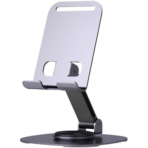 New Design Holder Cradle Stand Mobile Phone <b>Desk</b> Stand Anti-slip 360 <b>Rotating</b> Metal Mobile Phone Holders for All Phones - Product Image 1