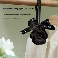 Diffuseur d'air pour voiture en gypse à la fleur de camélia, parfum longue durée pour placard, toilettes, tablette parfumée, décoration d'intérieur suspendue, aromathérapie