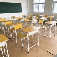 Ensemble de table et de chaise pour l'école aux Philippines, mobilier scolaire pour les élèves du primaire